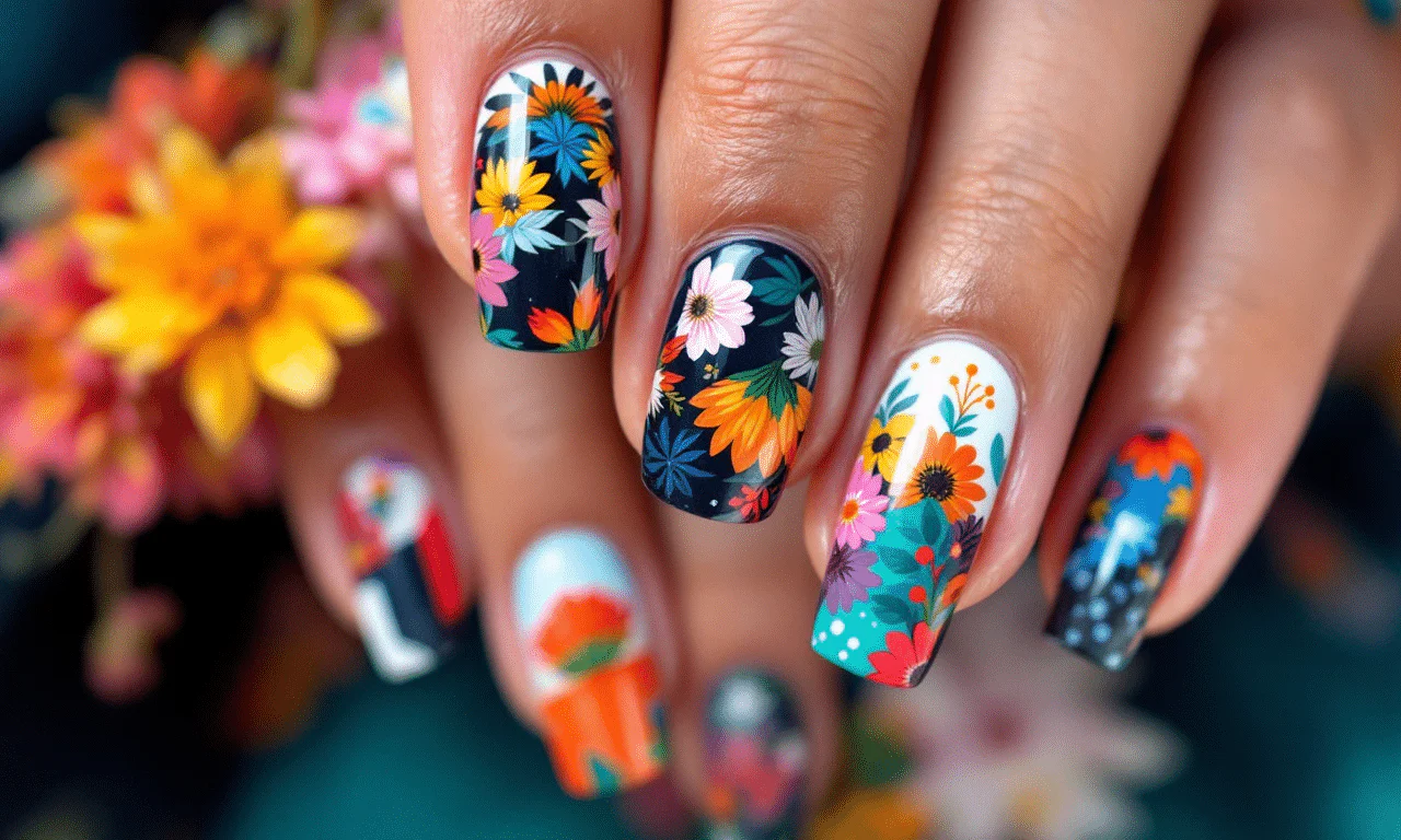 Deze mix-en-match manicuretrend is té leuk om te negeren